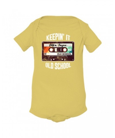 Music Life Baby Onesie | Keepin' It Old School Onesie $6.45 Kids