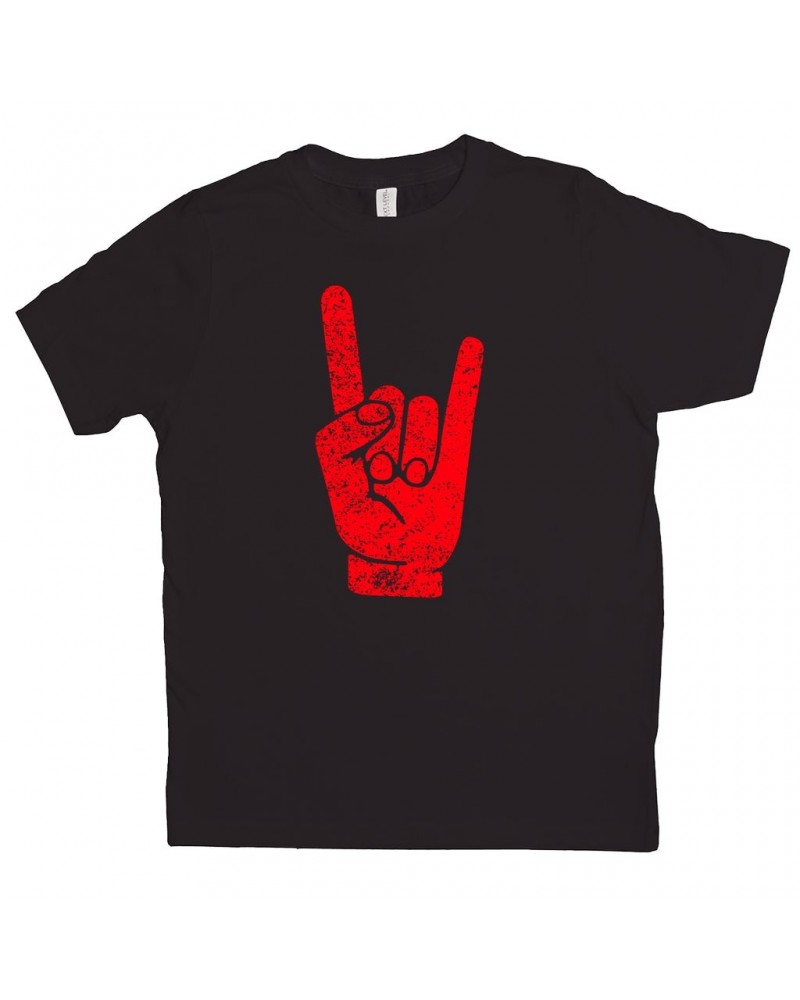 Music Life Kids T-shirt | The Sign Of Metal Kids Tee $8.87 Kids