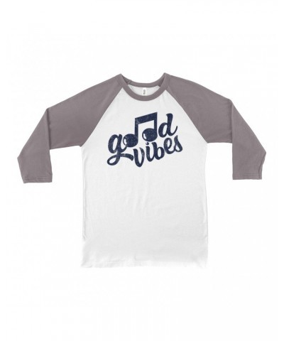 Music Life 3/4 Sleeve Baseball Tee | Good Vibes Only Shirt $6.12 Shirts