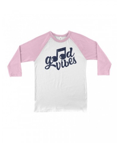 Music Life 3/4 Sleeve Baseball Tee | Good Vibes Only Shirt $6.12 Shirts