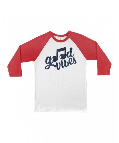 Music Life 3/4 Sleeve Baseball Tee | Good Vibes Only Shirt $6.12 Shirts