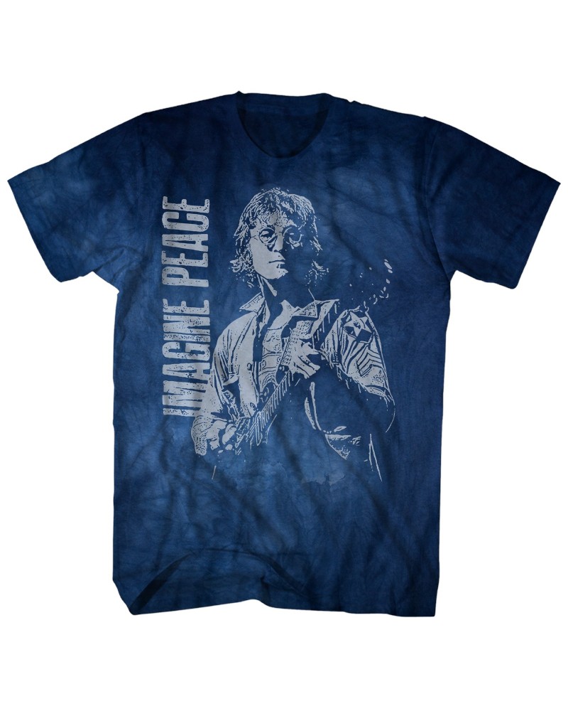 John Lennon T-Shirt | Imagine Peace Dirty Wash Shirt $5.46 Shirts