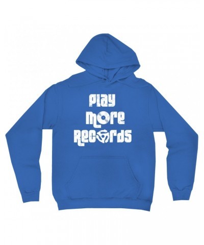 Music Life Hoodie | Play More Records Hoodie $5.96 Sweatshirts