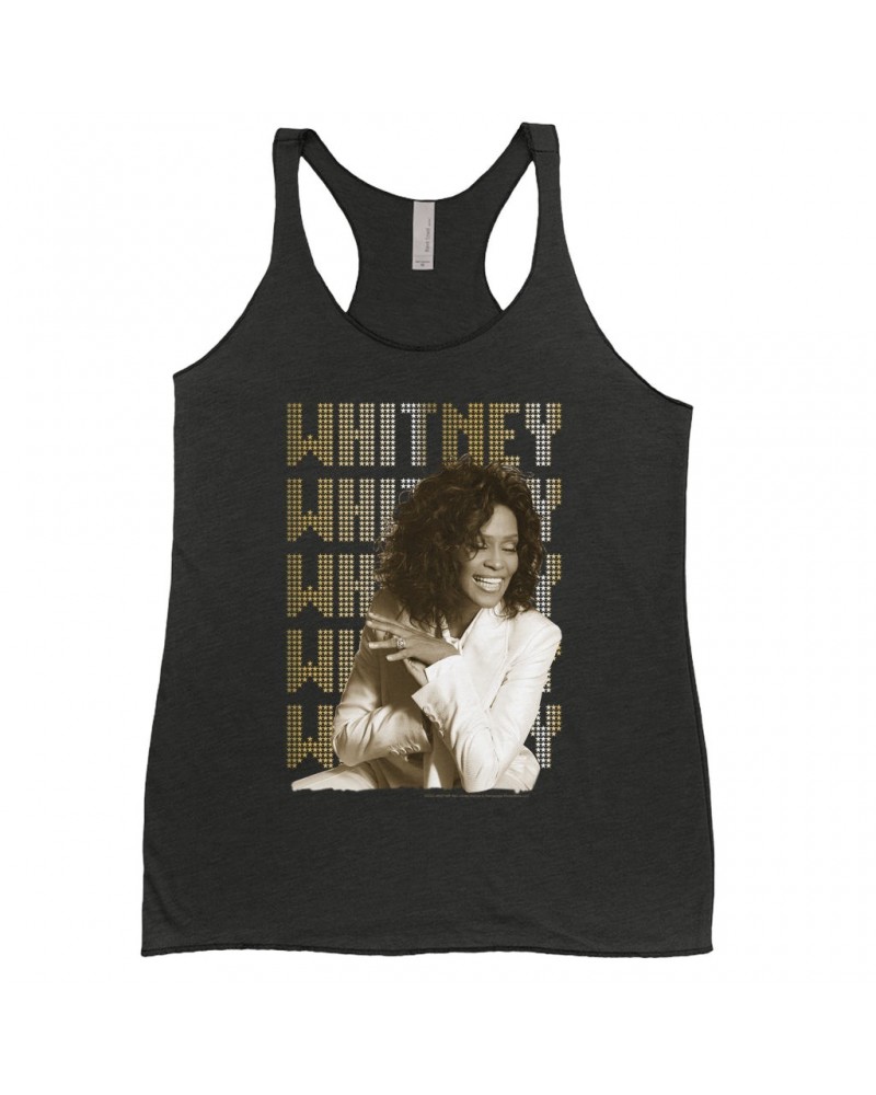 Whitney Houston Ladies' Tank Top | Whitney Whitney Whitney Star Design Shirt $5.88 Shirts