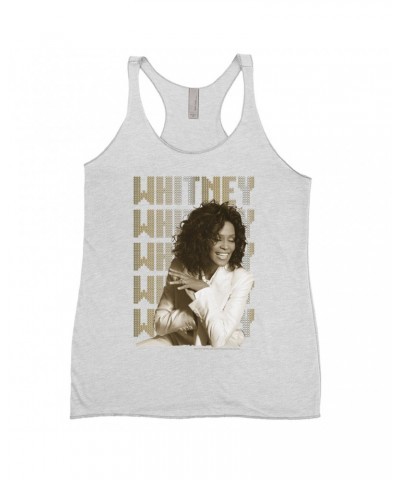 Whitney Houston Ladies' Tank Top | Whitney Whitney Whitney Star Design Shirt $5.88 Shirts