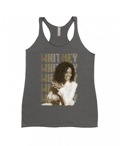 Whitney Houston Ladies' Tank Top | Whitney Whitney Whitney Star Design Shirt $5.88 Shirts