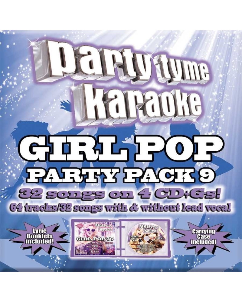 Party Tyme Karaoke GIRL POP PARTY PACK 9 CD $11.49 CD