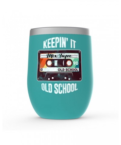 Music Life Wine Tumbler | Keepin' It Old School Stemless Wine $8.66 Drinkware