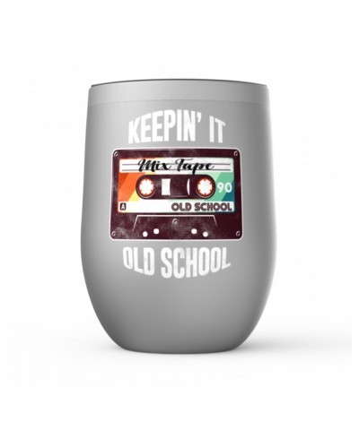 Music Life Wine Tumbler | Keepin' It Old School Stemless Wine $8.66 Drinkware