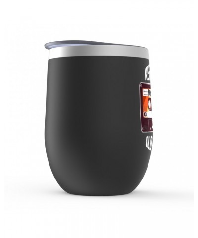 Music Life Wine Tumbler | Keepin' It Old School Stemless Wine $8.66 Drinkware