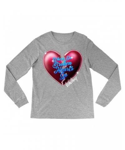 Whitney Houston Long Sleeve Shirt | Where Do Broken Hearts Go Shirt $7.99 Shirts