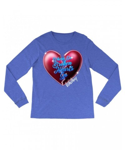 Whitney Houston Long Sleeve Shirt | Where Do Broken Hearts Go Shirt $7.99 Shirts