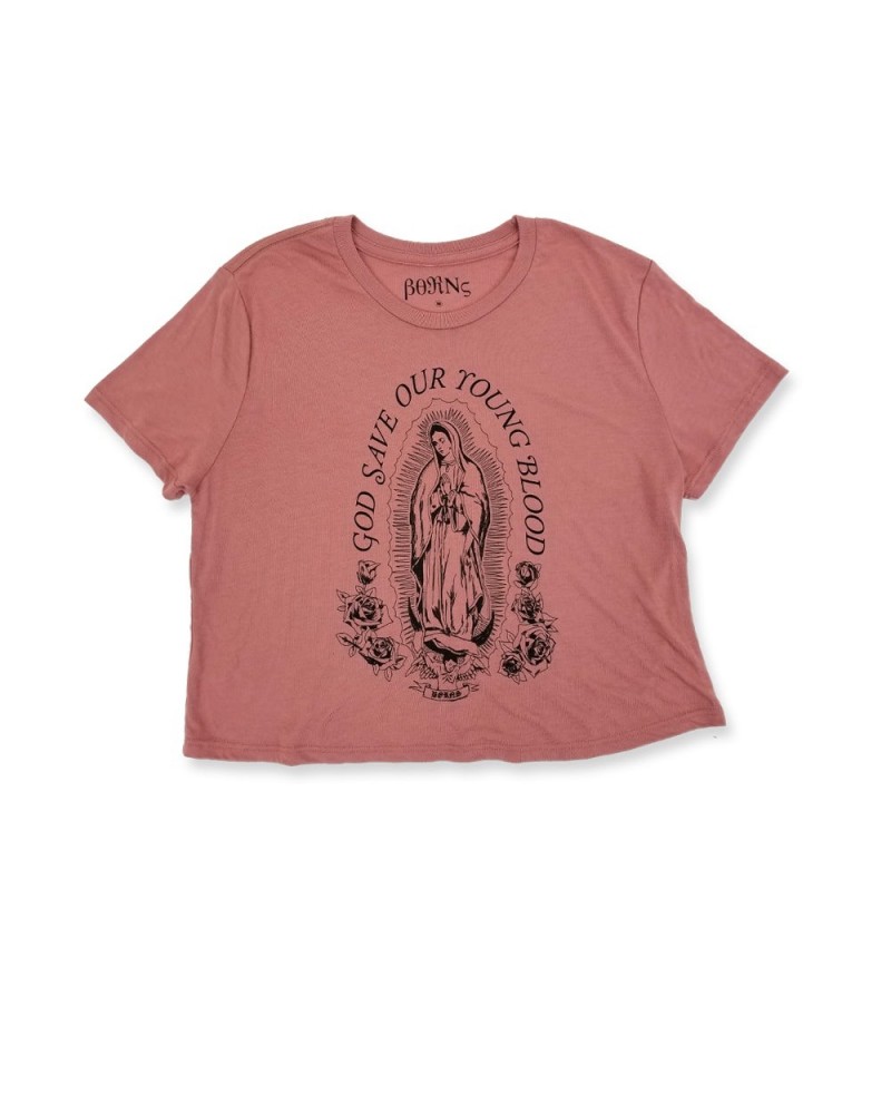 BØRNS Guadalupe Women's Crop T-Shirt $6.83 Shirts