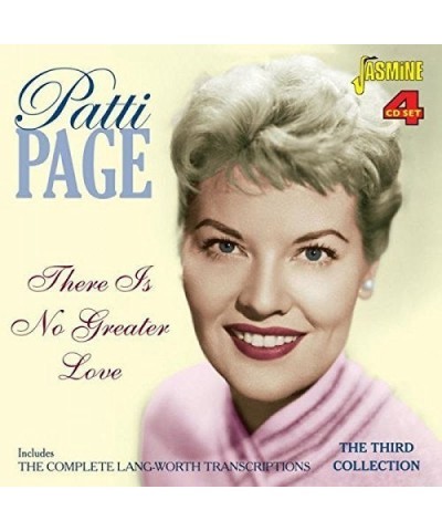 Patti Page THERE IS NO GREATER LOVE:COMPLETE LANG-WORTH TRANS CD $6.74 CD