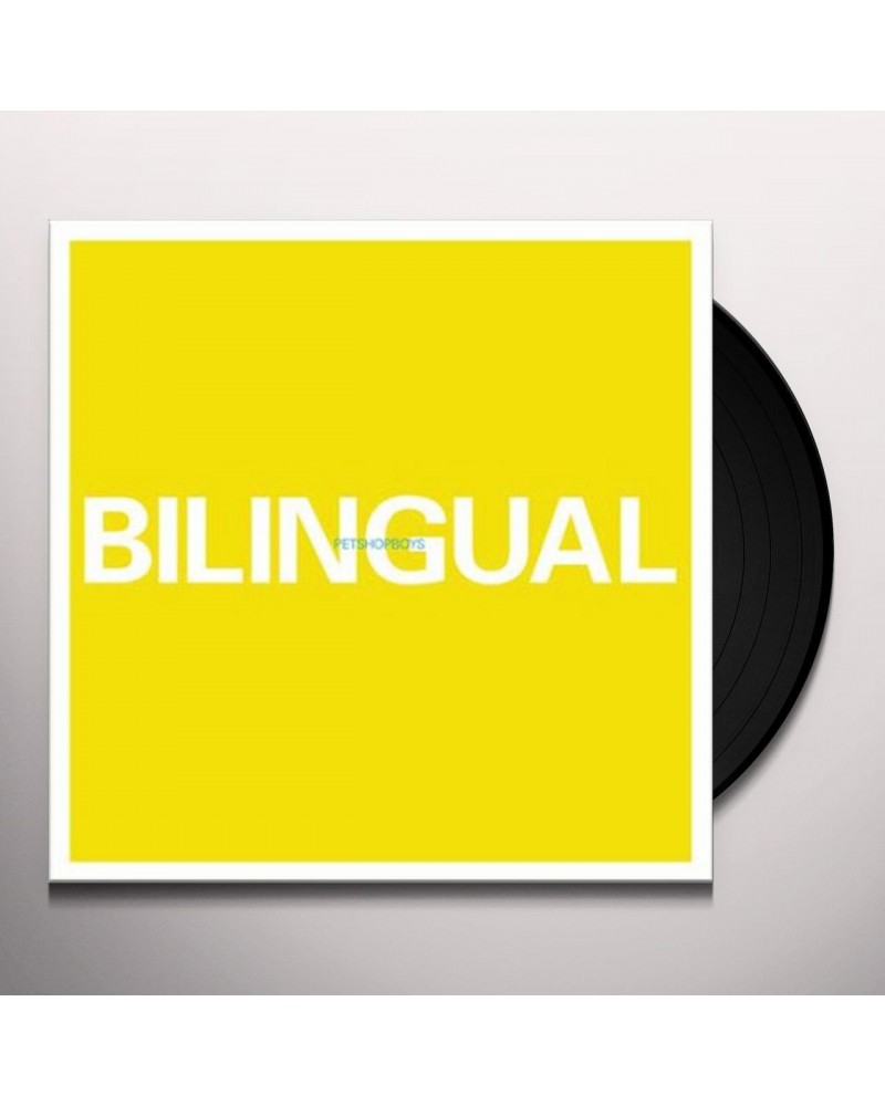 Pet Shop Boys BILINGUAL (2018 REMASTERED VERSION) Vinyl Record $6.28 Vinyl