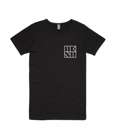 The Kite String Tangle TKST Pocket Logo Scoop Neck Tee (Black) $10.31 Shirts