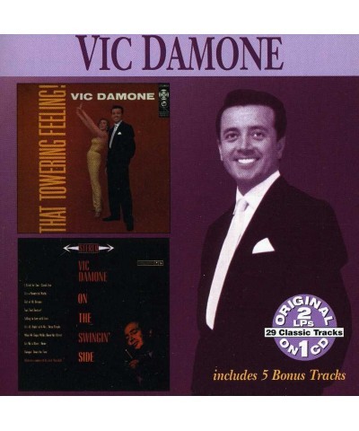 Vic Damone THAT TOWERING FEELING / ON THE SWINGIN SIDE CD $23.36 CD