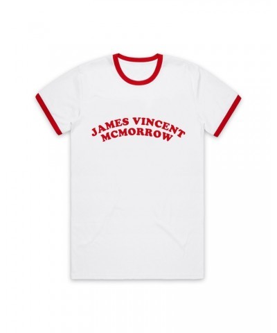 James Vincent McMorrow JVM Ringer Tee (Red) $7.95 Shirts