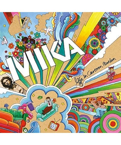 MIKA Life In Cartoon Motion Vinyl Record $7.78 Vinyl