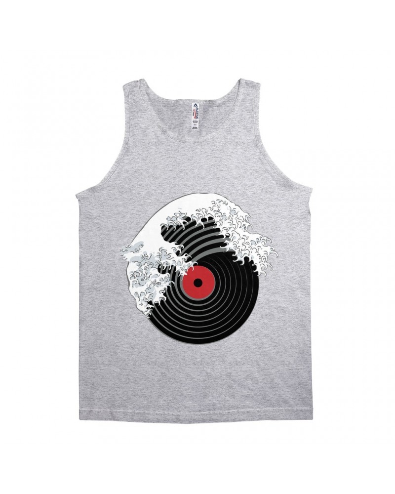 Music Life Unisex Tank Top | Vinyl Great Wave Shirt $31.93 Shirts