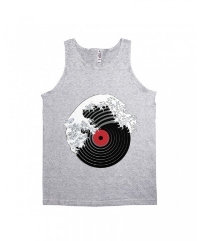 Music Life Unisex Tank Top | Vinyl Great Wave Shirt $31.93 Shirts