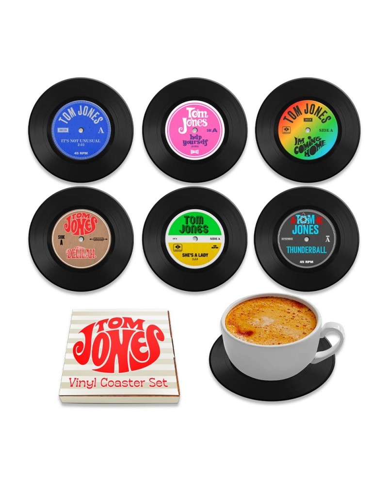 Tom Jones VINYL COASTER SET $4.79 Vinyl