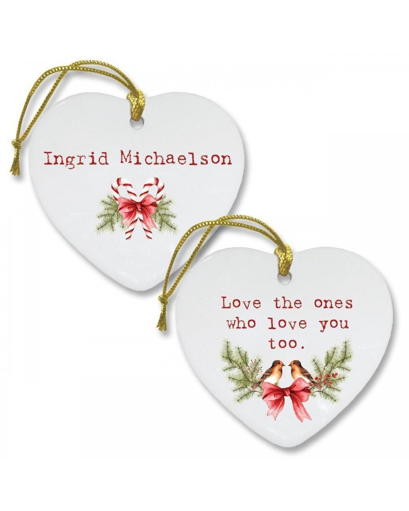 Ingrid Michaelson Happy Happy Christmas Lyric Ornament $7.44 Decor