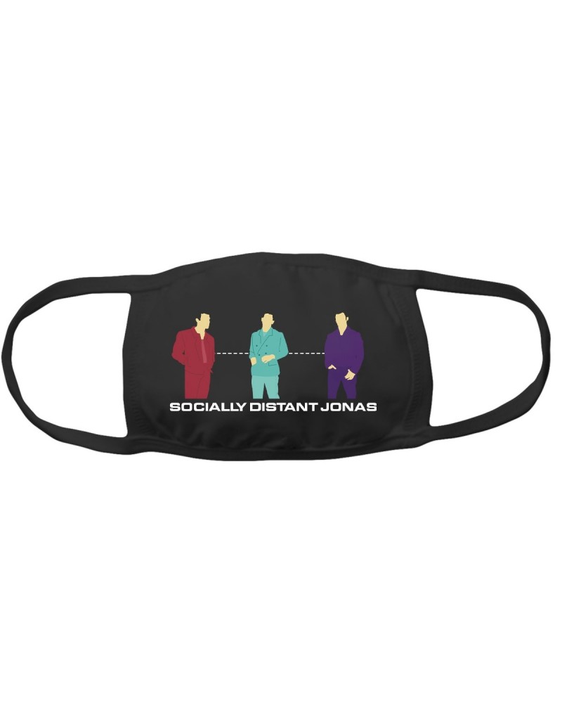 Jonas Brothers SOCIALLY DISTANT JONAS FACE MASK $15.12 Accessories