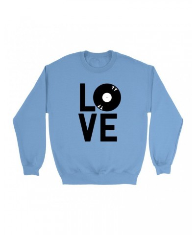 Music Life Colorful Sweatshirt | Love Is Vinyl Sweatshirt $4.74 Sweatshirts