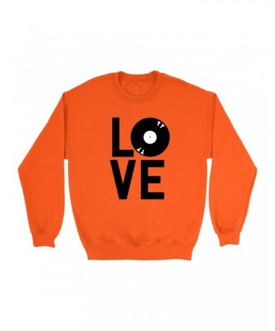 Music Life Colorful Sweatshirt | Love Is Vinyl Sweatshirt $4.74 Sweatshirts