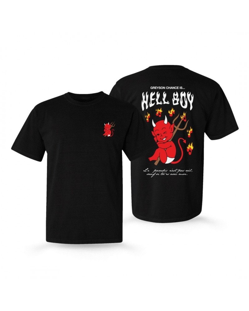 Greyson Chance Hellboy Tee - Black $9.06 Shirts