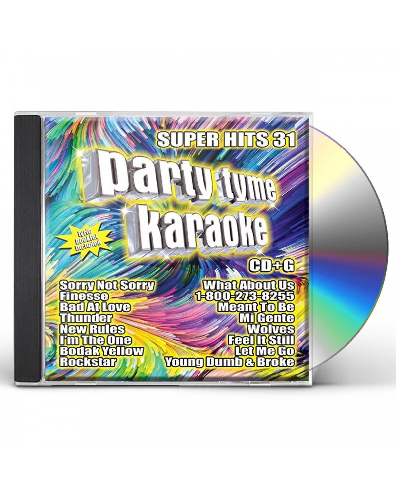 Party Tyme Karaoke Super Hits 31 (16-song CD+G) CD $8.75 CD