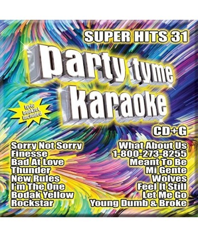 Party Tyme Karaoke Super Hits 31 (16-song CD+G) CD $8.75 CD