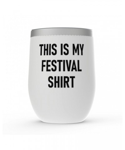 Music Life Wine Tumbler | This Is My Festival Stemless Wine Tumbler $8.39 Drinkware