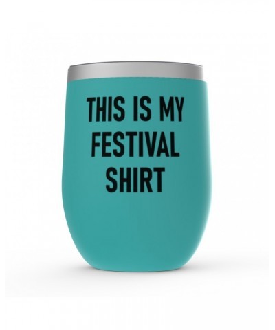 Music Life Wine Tumbler | This Is My Festival Stemless Wine Tumbler $8.39 Drinkware