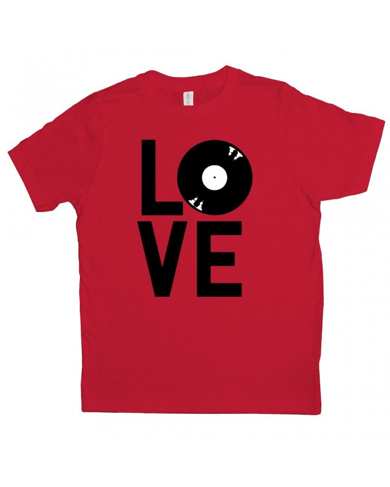 Music Life Kids T-shirt | Love Is Vinyl Kids Tee $2.14 Kids