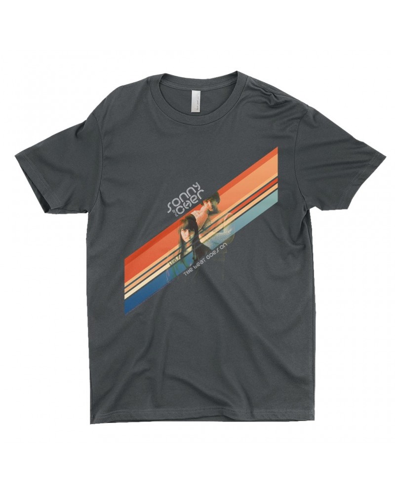 Sonny & Cher T-Shirt | The Beat Goes On Retro Stripes Shirt $10.07 Shirts