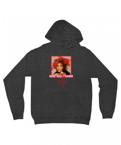 Whitney Houston Hoodie | How Will I Know Red Bow Photo Design Hoodie $6.80 Sweatshirts