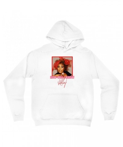 Whitney Houston Hoodie | How Will I Know Red Bow Photo Design Hoodie $6.80 Sweatshirts