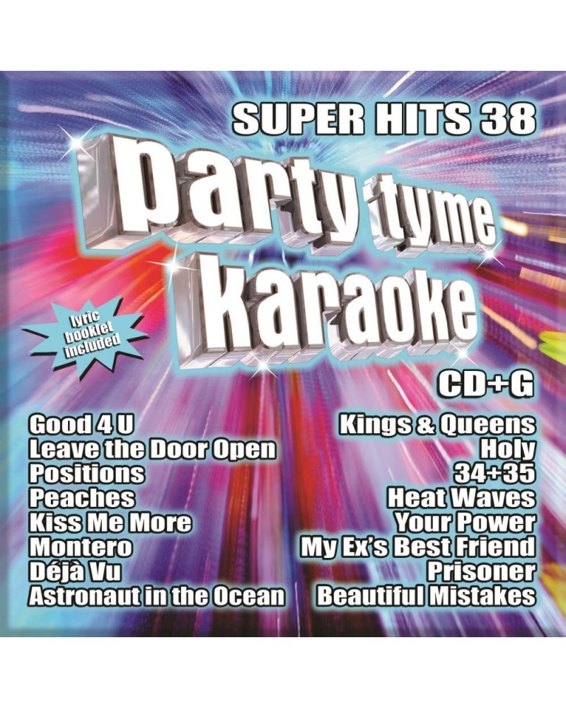 Party Tyme Karaoke Super Hits 38 (16-song CD+G) CD $11.90 CD