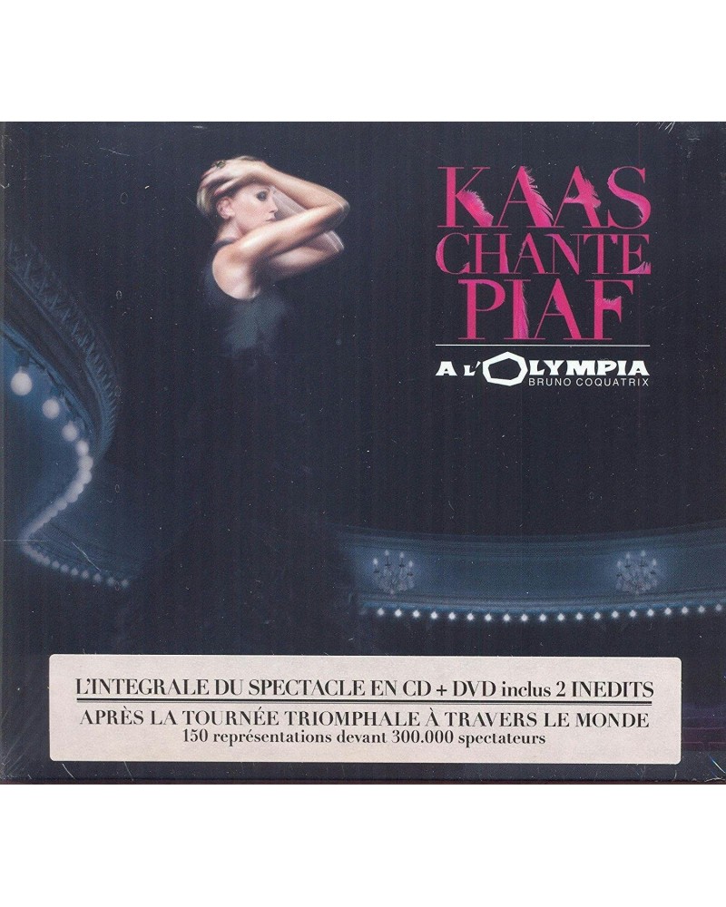 Patricia Kaas KAAS CHANTE PIAF + LIVE AT OLYMPIA DVD CD $8.19 CD