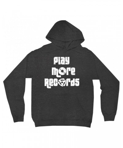 Music Life Hoodie | Play More Records Hoodie $5.96 Sweatshirts