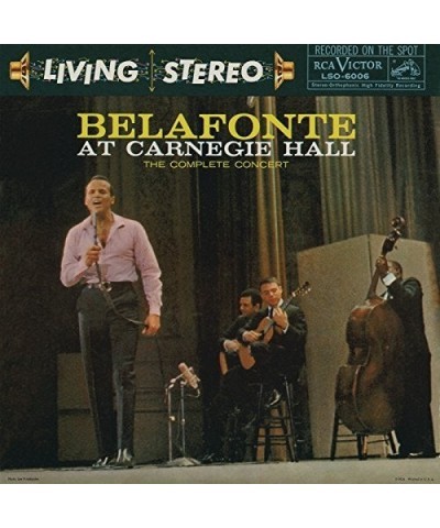 Harry Belafonte BELAFONTE AT CARNEGIE HALL Vinyl Record $2.70 Vinyl