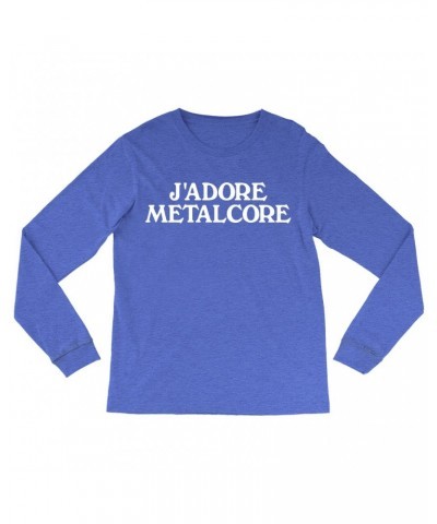 Music Life Long Sleeve Shirt | J'Adore Metalcore Shirt $4.05 Shirts