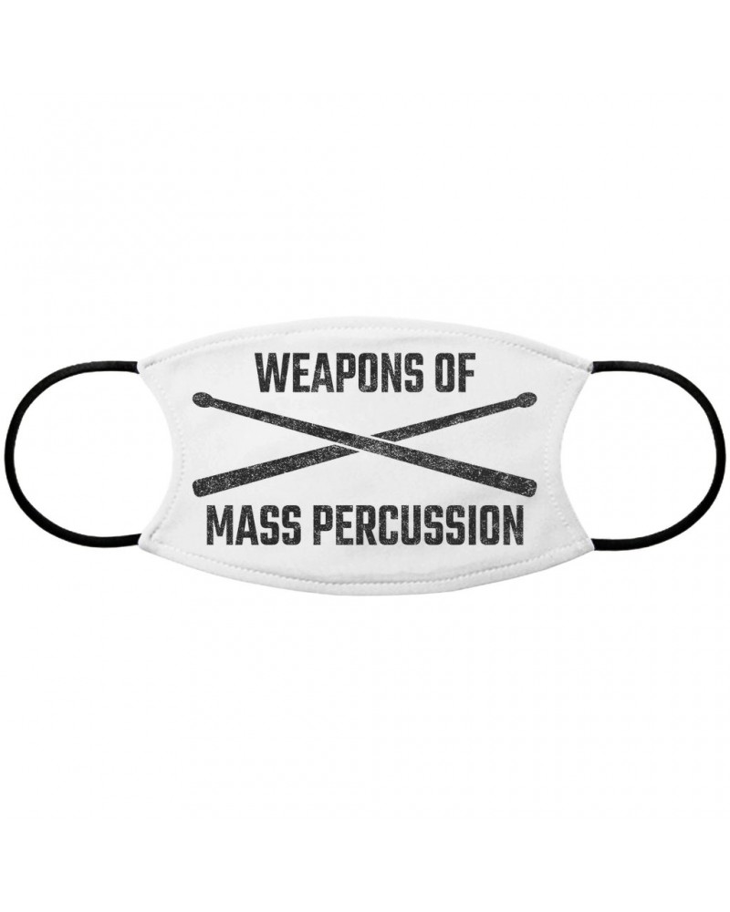 Music Life Face Mask | Weapons Of Mass Percussion Face Mask $28.16 Accessories