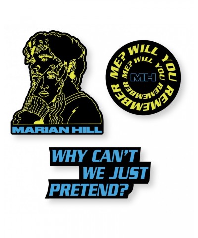 Marian Hill Why Can't We Just Pretend Sticker Pack $18.00 Accessories