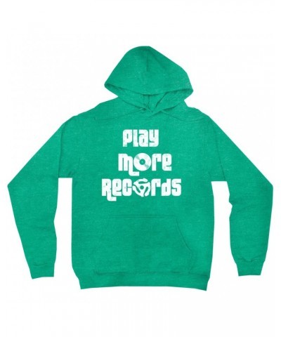 Music Life Hoodie | Play More Records Hoodie $5.96 Sweatshirts