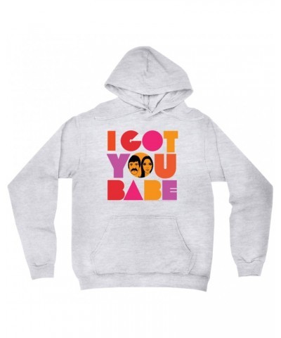 Sonny & Cher Hoodie | I Got You Babe Bright Logo Image Hoodie $4.10 Sweatshirts