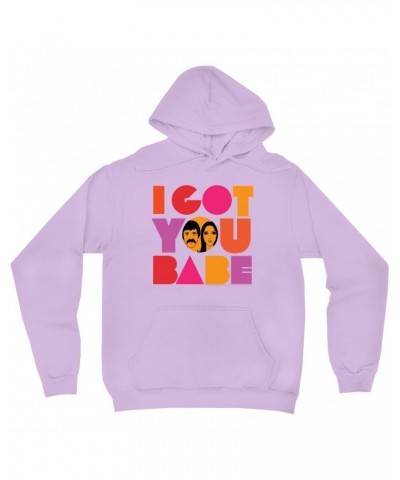 Sonny & Cher Hoodie | I Got You Babe Bright Logo Image Hoodie $4.10 Sweatshirts