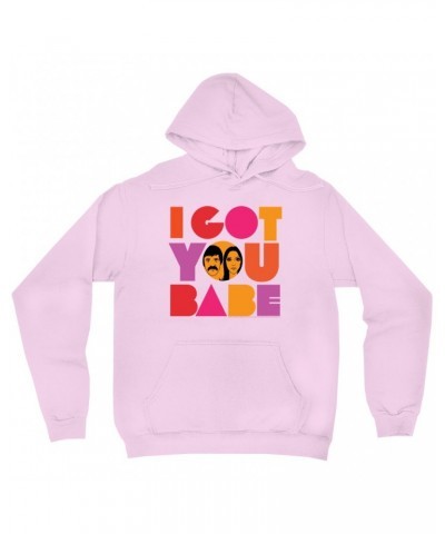 Sonny & Cher Hoodie | I Got You Babe Bright Logo Image Hoodie $4.10 Sweatshirts